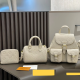Cream White Casual Daily Letters Zipper Bags