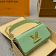Green Casual Daily Letters Chains Bags