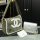 Green Daily Letters Zipper Bags