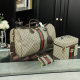 Brown Daily Letters Zipper Bags
