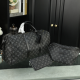 Black Daily Letters Zipper Bags