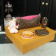 Brown Daily Letters Chains Bags