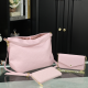 Pink Daily Letters Chains Zipper Bags
