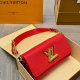 Red Casual Daily Letters Chains Bags
