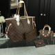 Brown Daily Letters Chains Bags