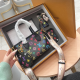 Black Daily Letters Zipper Bags