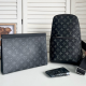 Black Daily Letters Zipper Bags