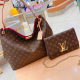 Brown Daily Letters Chains Bags