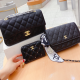 Black Daily Letters Chains Bags