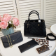 Black Daily Letters Chains Bags