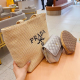 Khaki Daily Letters Chains Bags