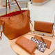 Yellow Brown Daily Letters Chains Bags