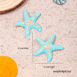 Blue Daily Vacation Irregular Earrings
