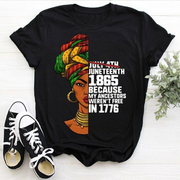 Black Fashion Casual Print Basic O Neck Tops