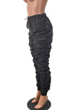 Pink Fashion Casual adult Ma'am Solid Plus Size