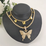 Pink Fashion Sexy Butterfly Necklace