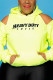 Yellow Casual Print Hooded Collar Mid Waist Tops