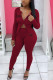 Wine Red Casual Knitting Letter Patchwork Solid Embroidered Patchwork Cardigan Pants Basic Zipper Collar Long Sleeve Regular Sleeve Regular Two Pieces