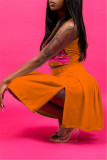 Pink Sexy Casual Letter Print Vests U Neck Sleeveless Two Pieces