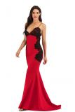 Colorful blue adult Fashion Sexy Spaghetti Strap Sleeveless Slip Mermaid Floor-Length Patchwork backless