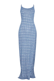 Pink Sexy Patchwork Solid Mesh Swimwears Cover Up