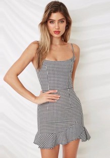 As Show Brief Cute Asymmetrical Sleeveless skirt Club Dresses