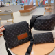 Black Daily Letters Zipper Bags