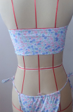 Colour Sexy Print Patchwork Swimwears