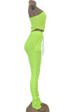 Black Active Solid pencil Sleeveless Two Pieces