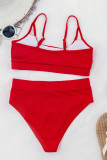 Black Fashion Sexy Solid Backless Swimwears