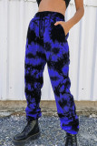 Fuchsia Street Print Tie Dye Patchwork Harlan High Waist Harlan Full Print Bottoms