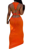 Black Milk. Fashion Sexy adult Ma'am Tank Sleeveless Square Step Skirt Floor-Length Solid backless Dresses