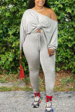 Black Milk Silk Fashion Active adult Ma'am Solid Two Piece Suits pencil Long Sleeve Two Pieces