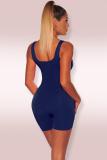 White Fashion Sexy Solid Sleeveless Slip 
