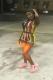 Multi-color Fashion Sexy Striped Slim fit Bandage Skinny Two-Piece Short Set