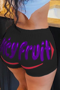 purple Fashion Sexy adult Ma'am Print Pattern Plus Size