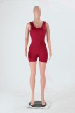 White Fashion Sexy Solid Sleeveless Slip 