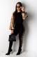 Black adult Casual Fashion Camouflage Print Two Piece Suits Leopard Ribbon pencil Long Sleeve T