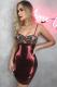 Red adult Fashion Sexy Spaghetti Strap Sleeveless Slip Step Skirt skirt Sequin Solid Club Dre