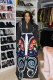 Black Sexy Fashion Long Sleeves V Neck Floor-Length Patchwork 