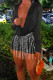 Black Sexy Solid Patchwork V Neck Shirt Dress Dresses