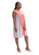 Pink Casual O-Neck Sleeveless Irregular skirt Knee Length Casual Dresses