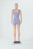 White Fashion Sexy Solid Sleeveless Slip 