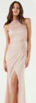 Pink Casual Sleeveless Straight Long Print Dresses