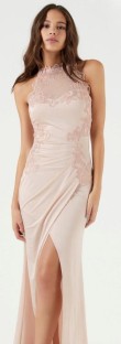 Pink Casual Sleeveless Straight Long Print Dresses