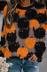 Yellow Fashion Casual Adult Print Pullovers O Neck Tops