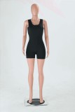 White Fashion Sexy Solid Sleeveless Slip 