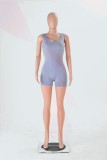 White Fashion Sexy Solid Sleeveless Slip 