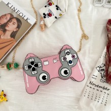 Pink Fashion Casual Game Console Crossbody Bag