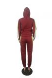 Royal blue adult Fashion OL Solid Two Piece Suits Patchwork Zippered pencil Long Sleeve